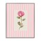 Stupell Industries Pink Stripe Rose Framed Giclee, design by Lisa Wehmeyer